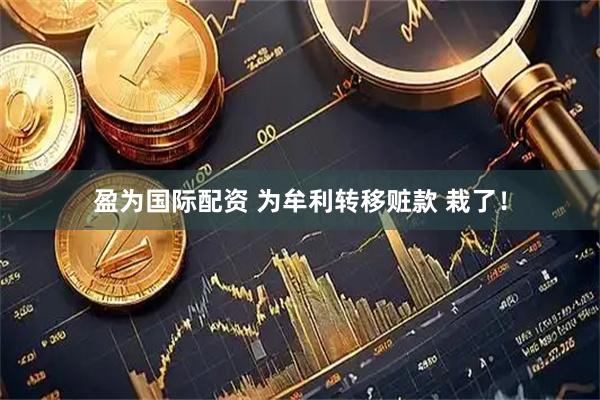 盈为国际配资 为牟利转移赃款 栽了！