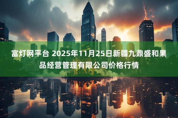 富灯网平台 2025年11月25日新疆九鼎盛和果品经营管理有限公司价格行情